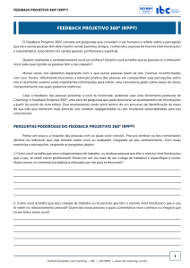 Feedback Projetivo 360°: Questionário para Autoconhecimento