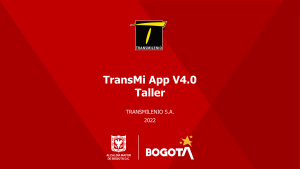 TransMi App V4.0: Urban Transportation Planning