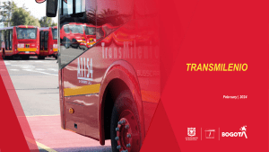 TransMilenio Bogotá: System Operation, Financing & Fleet Upgrade