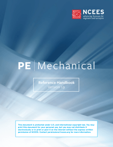 PE Mechanical Reference Handbook Version 1.9