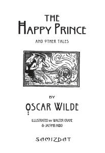 The Happy Prince and Other Tales by Oscar Wilde