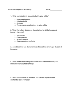 Radiographic Pathology Exam: Bone & Joint Diseases