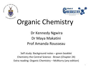 Organic Chemistry: Reactions & Properties