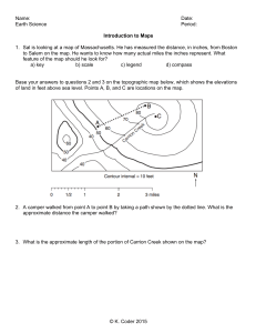 Earth Science: Introduction to Maps Worksheet