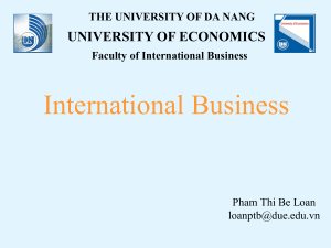 Globalization: International Business Presentation