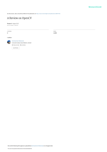 OpenCV Review: Computer Vision & Image Processing