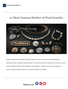 10 Famous Mother of Pearl Jewelry Pieces