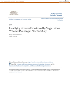 Single Fathers' Stressors in NYC: A Health Psychology Dissertation