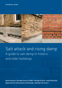 Salt Attack & Rising Damp Guide for Historic Buildings