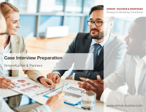 Simon-Kucher Case Interview Preparation