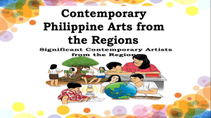 Contemporary Philippine Arts from the Regions