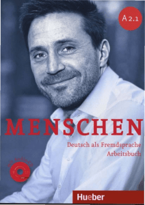 Menschen A2.1 Arbeitsbuch: Deutsch als Fremdsprache