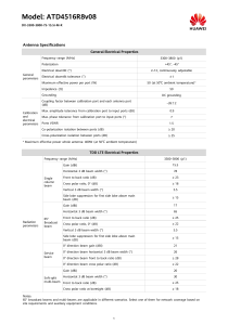 ATD4516R8v08 Antenna Specifications - Huawei