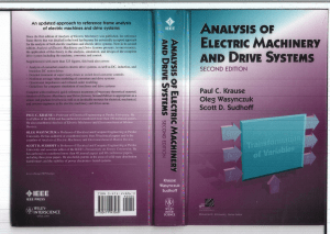 Electric Machinery & Drive Systems Analysis - Textbook