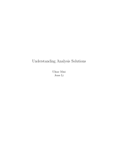 Understanding Analysis Solutions Manual