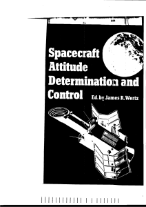 Spacecraft Attitude Determination and Control Textbook