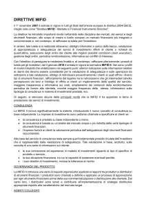 Direttive MiFID e MiFID II: Tutela degli Investitori
