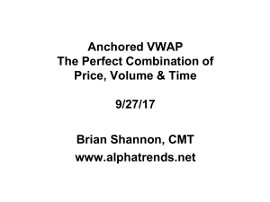 Anchored VWAP: Price, Volume & Time in Trading