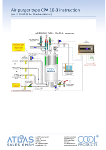 CPA 10-3 Air Purger Instruction Manual