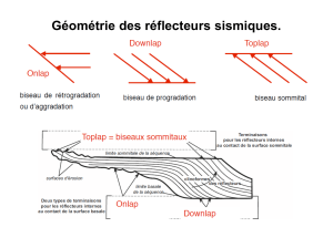 Géométrie des réflecteurs sismiques et stratigraphie séquentielle