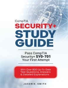 CompTIA Security+ SY0-701 Study Guide