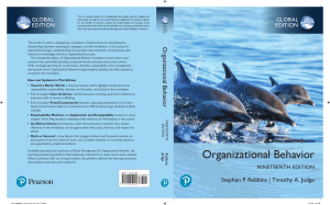 Organizational Behavior, Global Edition (Stephen Robbins, Timothy Judge) (2024)(1)