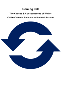 White-Collar Crime & Racism: Causes & Consequences