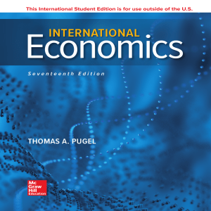 International Economics Textbook, 17th Edition