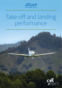 5. Take-off and Landing Performance Author The Civil Aviation Authority of New Zealand and Aviation Security Service keep New Zealand