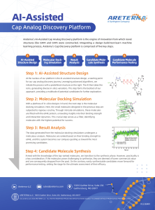 AI-Assisted Cap Analog Discovery Platform | Areterna