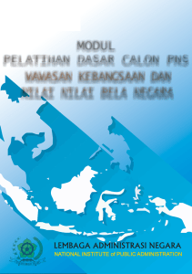 Wawasan Kebangsaan & Bela Negara: Modul Pelatihan CPNS