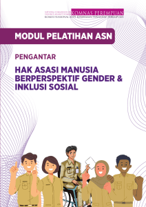 Modul Pelatihan HAMBG & Inklusi Sosial untuk ASN