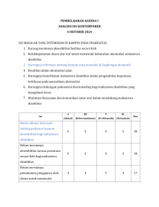 Analisis Isu Disabilitas di Kampus: Aksesibilitas & Inklusi