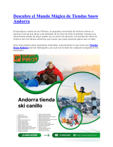 Tiendas Snow Andorra: Guía para Amantes de la Nieve