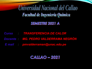 Transferencia de Calor: Apuntes de Curso Universitario