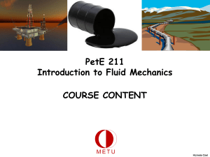 Fluid Mechanics: Introduction & Fundamentals