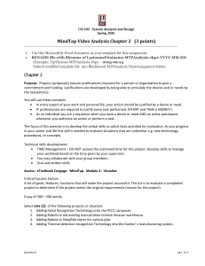 System Analysis & Design: Facial Recognition Project Analysis