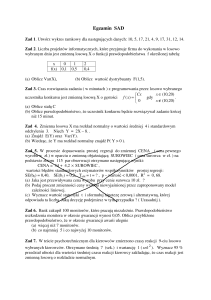Egzamin SAD: Statystyka i Analiza Danych