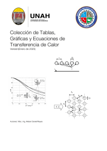 Transferencia de Calor: Tablas, Gráficas y Ecuaciones