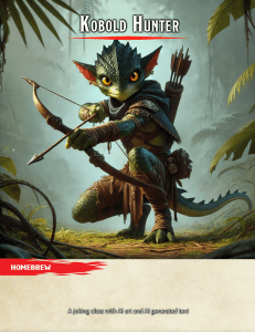 Kobold Hunter Class: D&D 5e Supplement