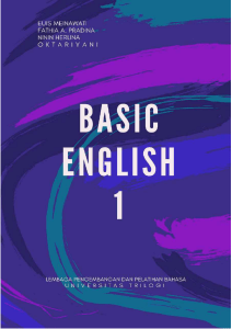 Basic English 1: University Course Book