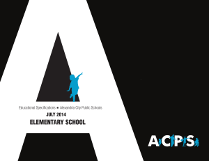 ACPS Elementary School Educational Specifications