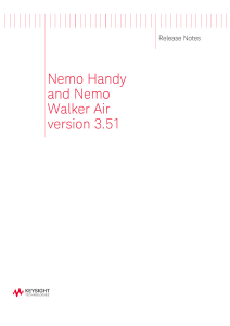 Nemo Handy & Walker Air 3.51 Release Notes