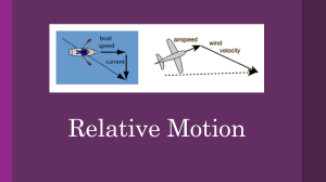 Relative Motion: Physics Presentation