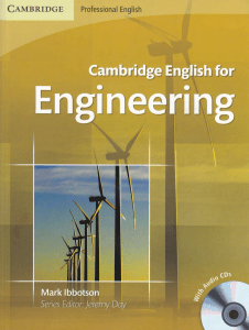 Cambridge English for Engineering Coursebook