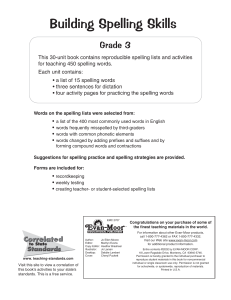 Evan-Moor Educational Publishing, Jo Ellen Moore - Building Spelling Skills  Grade 3 (2002, Evan-Moor Educational Publishers) - libgen.li