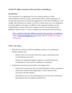 DEI & Ethics in Healthcare Assessment Instructions