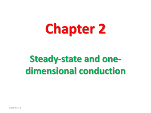 Heat Conduction: Steady-State & One-Dimensional Analysis