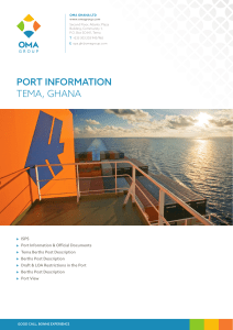 Tema Port, Ghana: Information & Official Documents