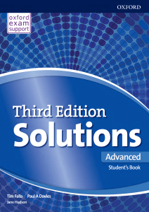 Solutions Advanced Student's Book, 3rd Edition